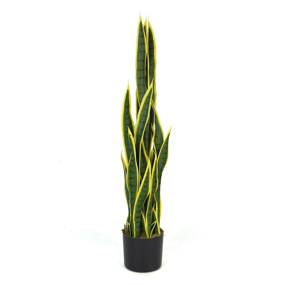 Plante Artificielle - Sanseviera Jaune 89cm