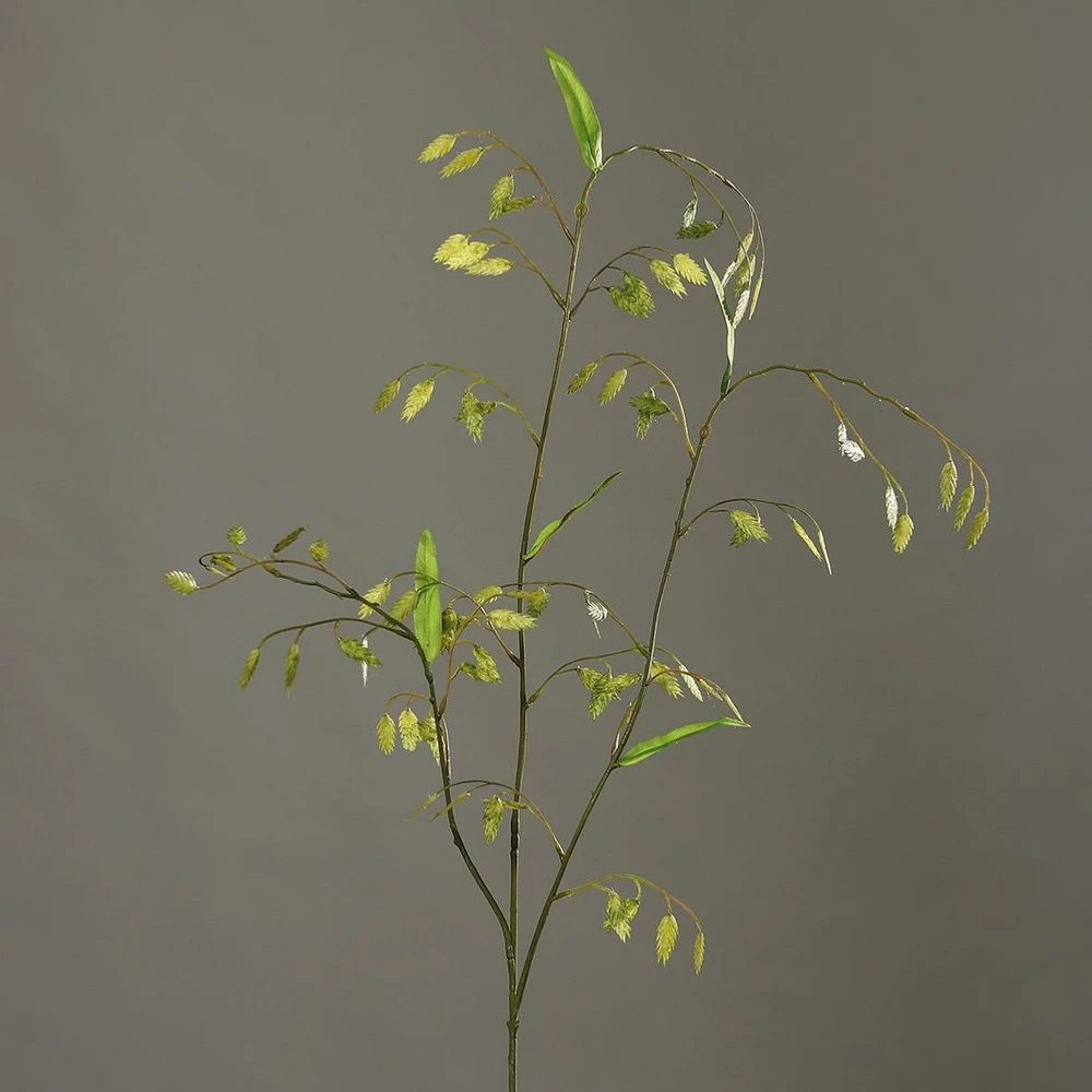 Avoine Artificiel En Branche 3 Ramures H 78 Cm Aerien Et Rare