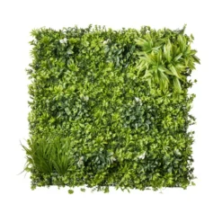 Mur VĂ©gĂ©tal Artificiel ExtĂ©rieur Et IntĂ©rieur PrĂȘt Ă Poser 1m X 1m Liseron