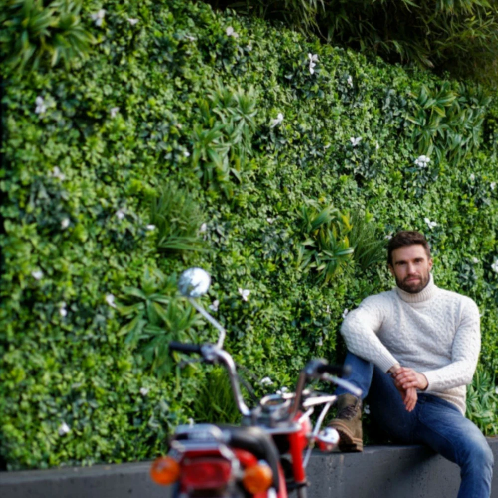Mur Végétal Artificiel Extérieur Et Intérieur Prêt à Poser 1m X 1m Liseron – Image 5