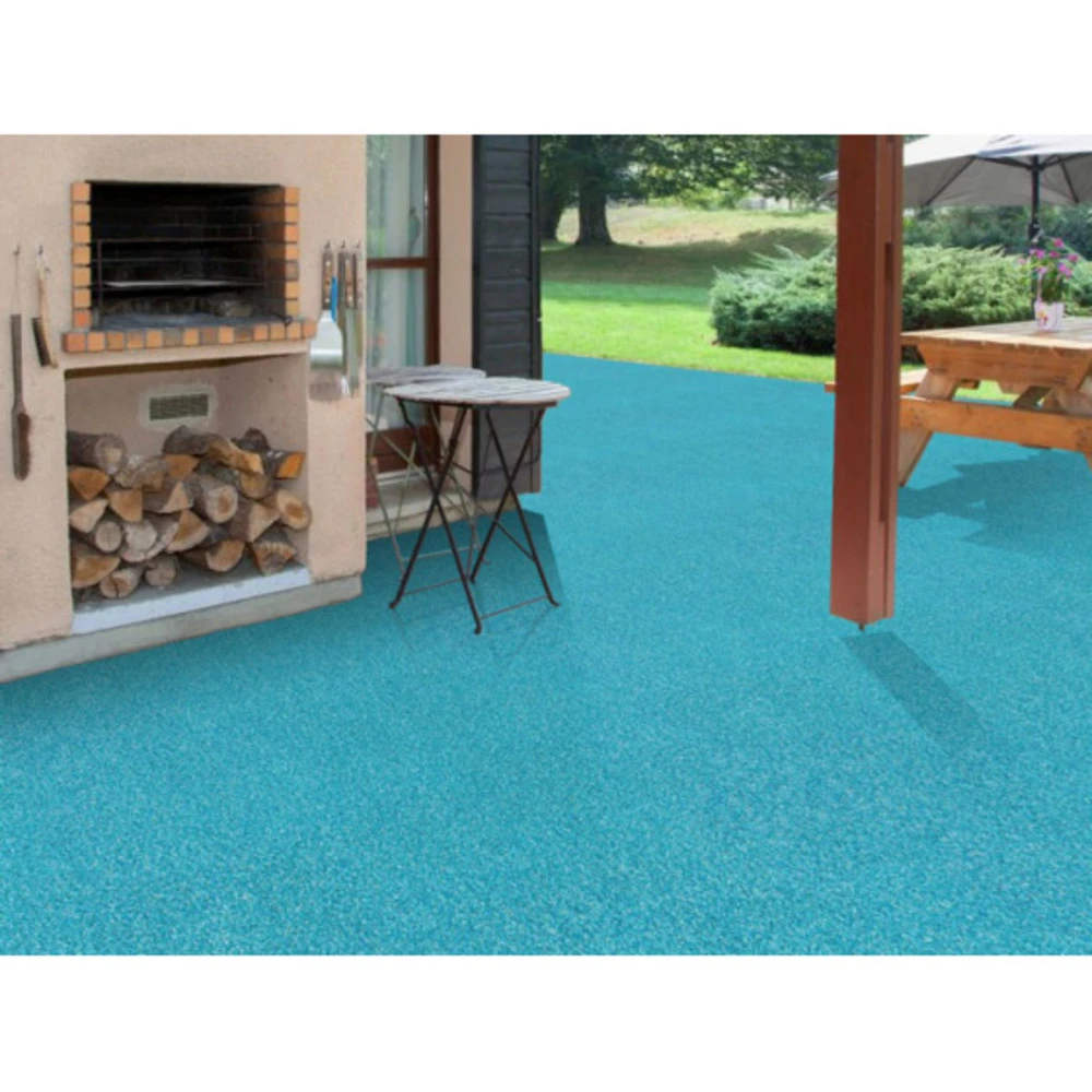 Gazon Synthétique Happy Party - Couleur Bleu - Classé Feu - 20mm - 2m X 10m – Image 2