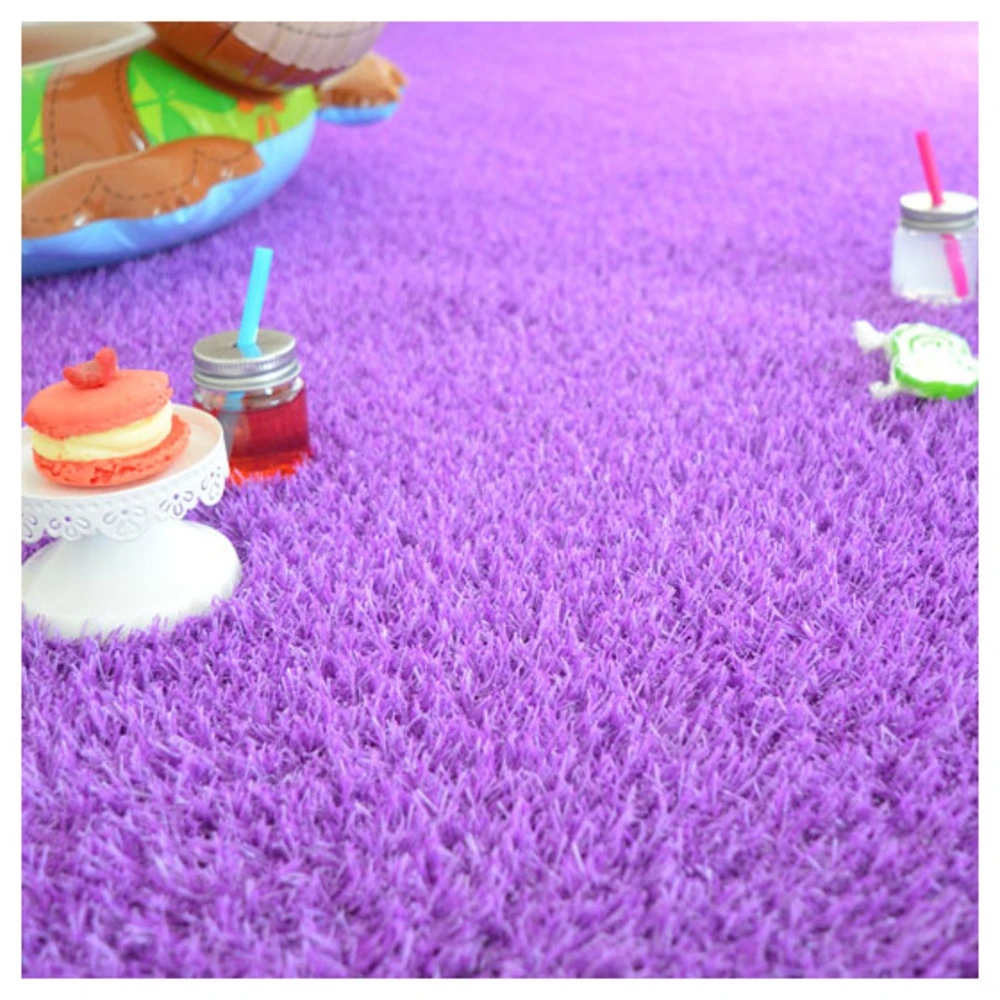 Gazon Synthétique Happy Party - Couleur Violet - Classé Feu - 20mm - 2m X 3m – Image 3