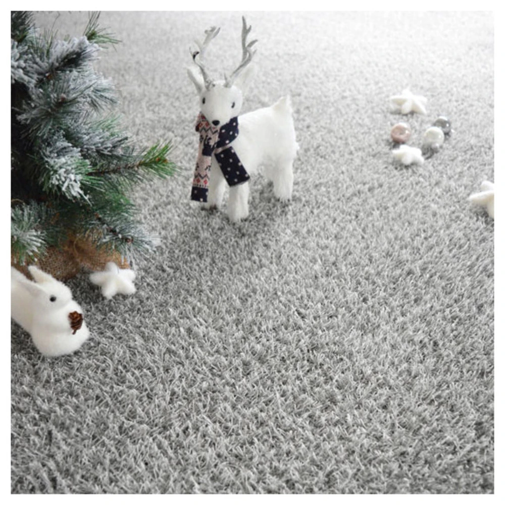 Gazon Synthétique Happy Party - Couleur Gris Clair - Classé Feu - 20mm - 2m X 2m – Image 4