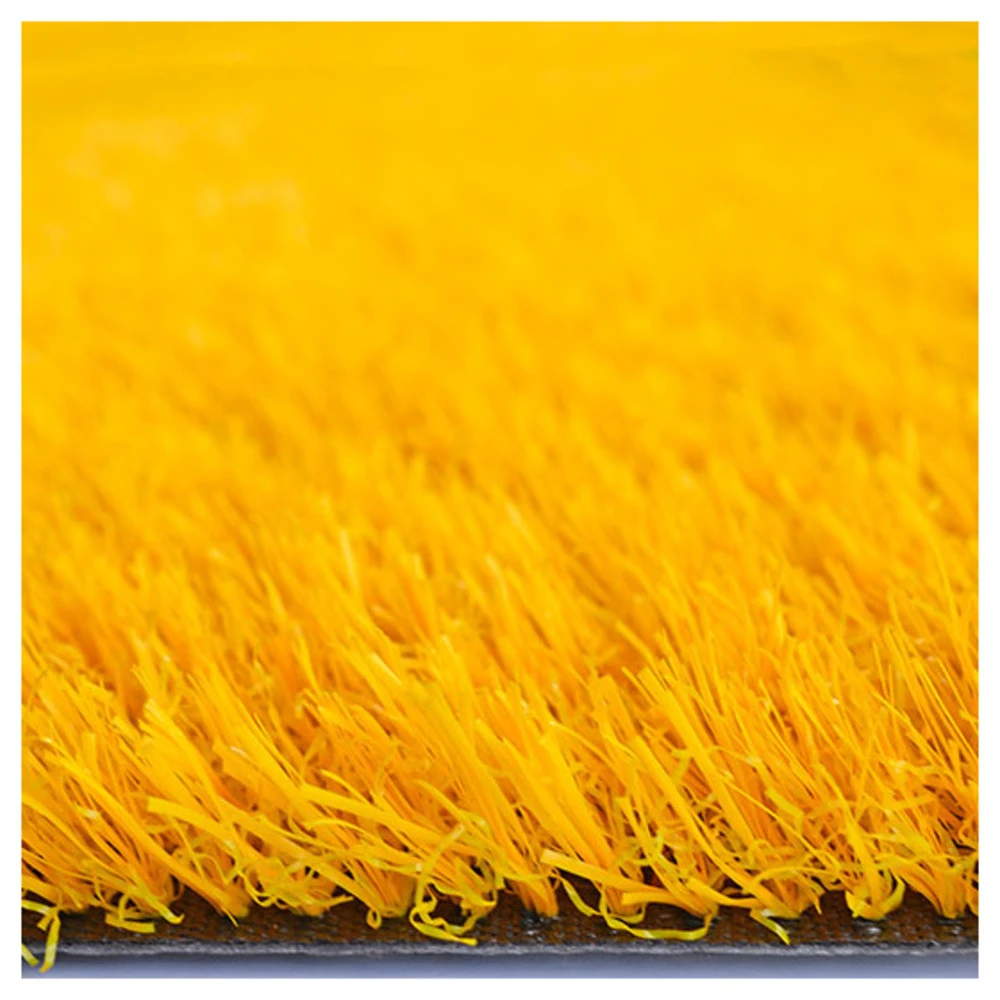 Gazon Synthétique Peps - Couleur Jaune Orangé - 20mm - 2m X 4m – Image 4