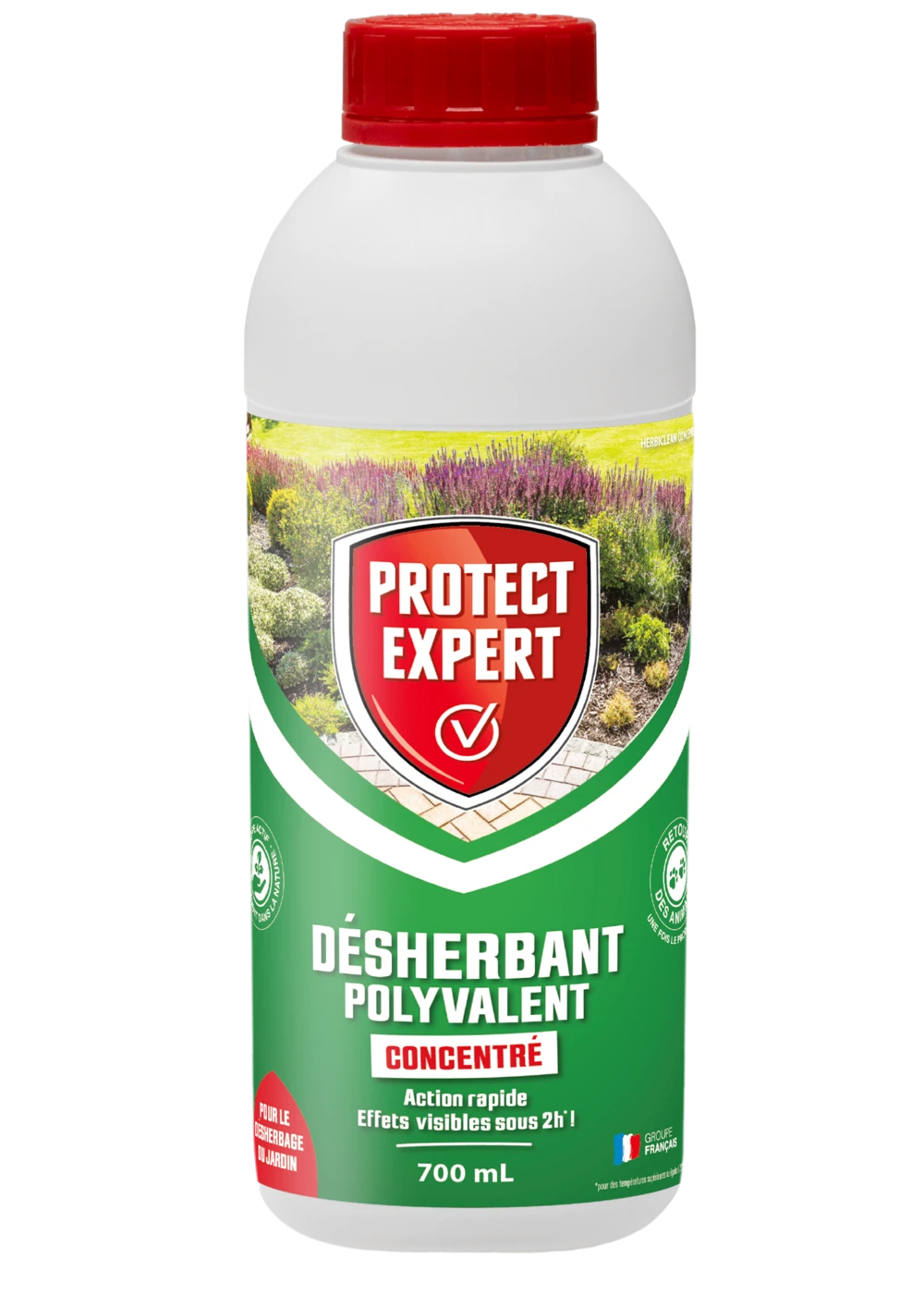 Proherbio700| Désherbant Polyvalent Concentré | 700ml | Agit En 2 Heur