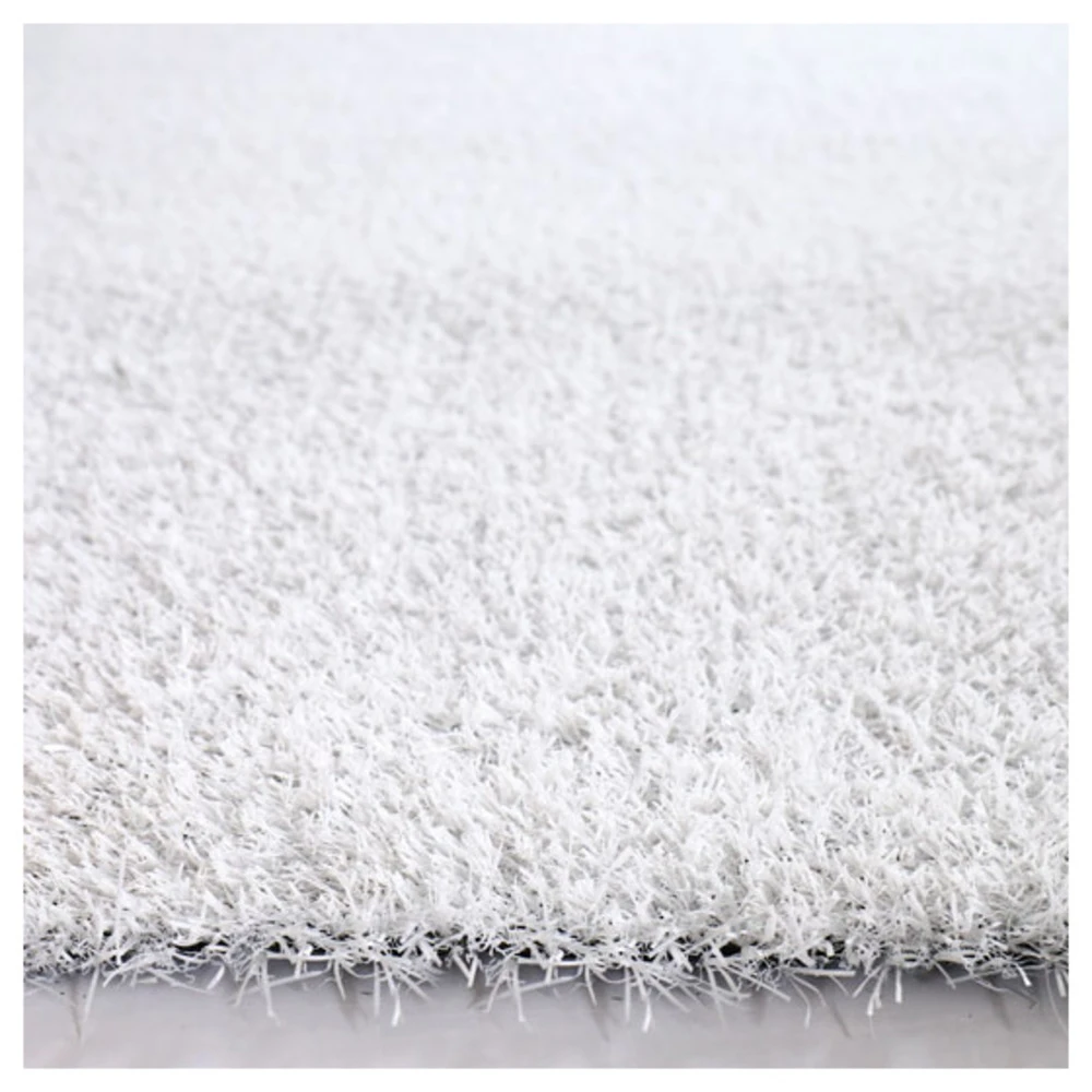 Gazon Synthétique Peps Rainuré - Couleur Blanc - 20mm - 2 X 5m – Image 5