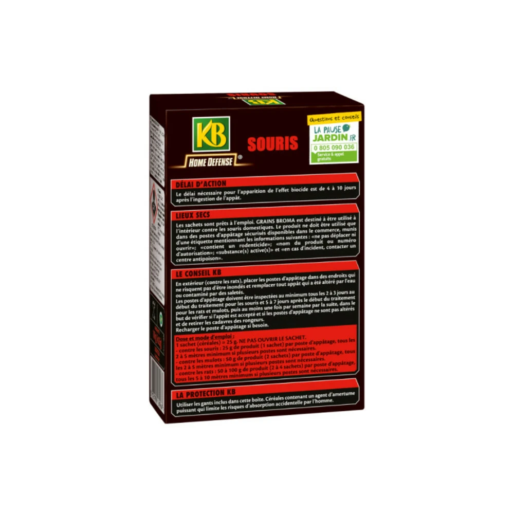 Souris Céréales Kb Home Defense - 4 Sachets – Image 2
