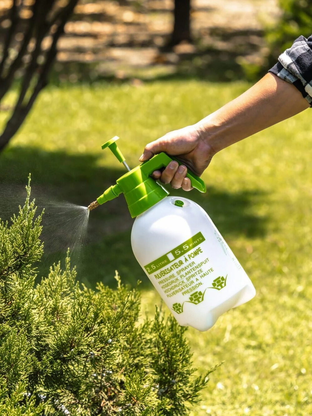 Pulvérisateur à Pression - Suan - Multiusages Pour Le Jardin Et La Maison - Contenance : 2500 Ml – Image 2