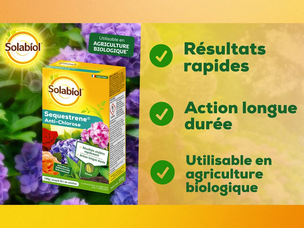 Solabiol Soseq01 | Sequestrene Antichlorose 100g | Action Longue DurĂ©e | Fabriq â Image 2