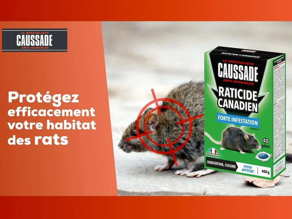 Carpt400 Raticide Canadien Forte Infestation Appât Prêt à L'emploi Nou – Image 2